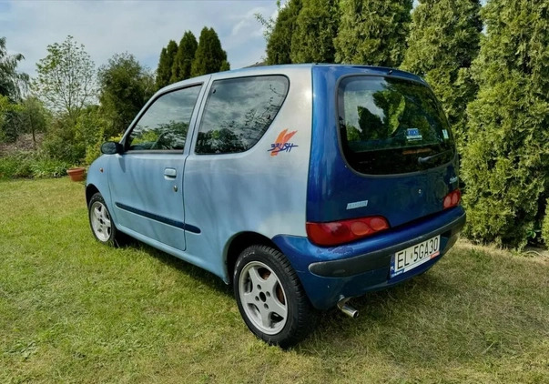 Fiat Seicento cena 3200 przebieg: 97914, rok produkcji 2002 z Łódź małe 46